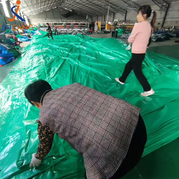 140 г Жасыл Пи Тарпаулин