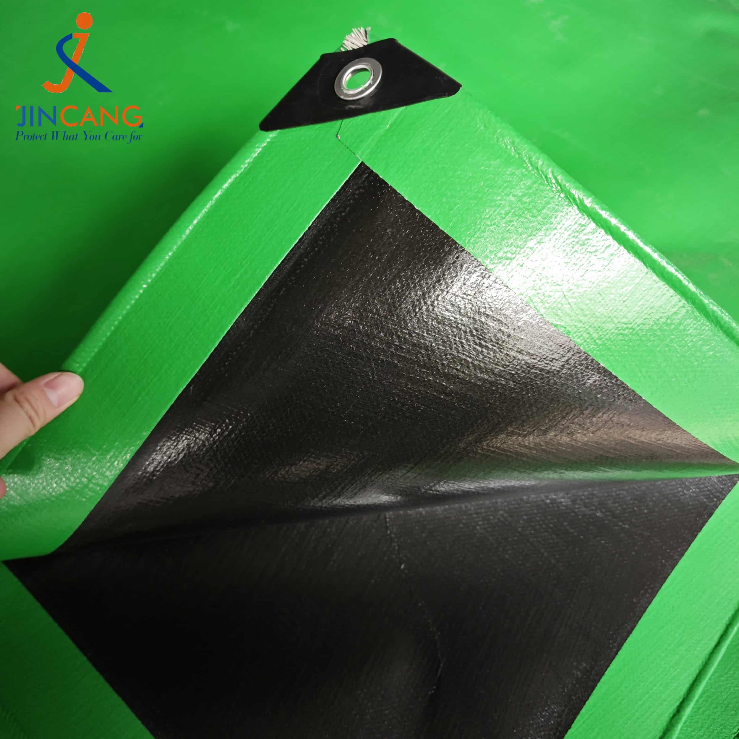 Грин жасыл 300 ГСМ Вирджин Пи Тарпаулині Грин жасыл 300 ГСМ Вирджин Пи Тарпаулині